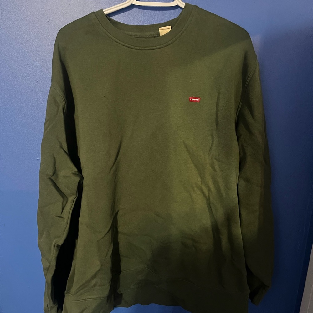Levi's Olive Green Sweatshirt for Men